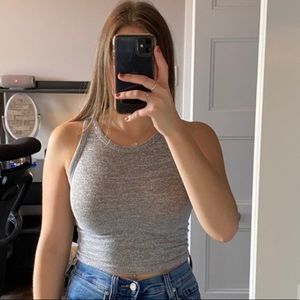 aritzia wilfred crop top